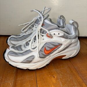 Vintage Nike Women Xccelerator TR White Silver Orange Running Shoes Y2K Athletic